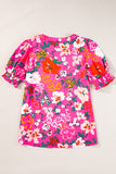 The Pink Pop Floral Top! (In stock!)