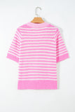The Pink Bow Stripe Knit Top! (In stock!)