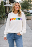 Rainbow Hearts Sweater!