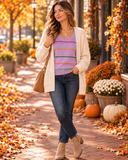 The Purple Stripe Sweater Tank! (In stock!)