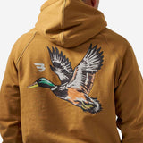 Fleece Hoodie - On The Fly - Light Brown