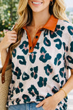 Wild at Heart Contrast Blouse!