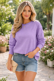The Amari Breeze Pullover in Lavender!