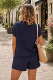 The Beckham Shorts Set in Navy!