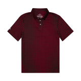 Performance Polo - Texas - Black & Red