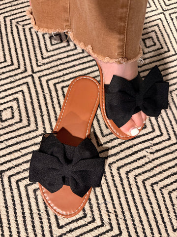 The Midnight Bow Sandals!