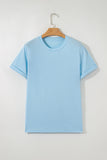 The Everyday Essential Relaxed Tee in Light Blue!