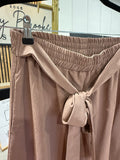 The Mocha Moment Tie-Waist Pants! (In stock!)