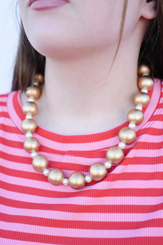 The Champagne Charm Necklace