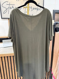 The Olive Everyday V-Neck Tee! (In stock!)