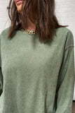 NEW Lake Shore Ribbed Top (Green!)