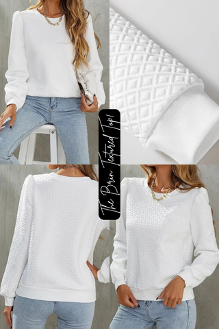 The Brin Textured Top!