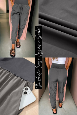 The Austin Cargo Joggers in Smoke!