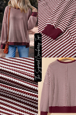 The Sugared Cranberry Top!