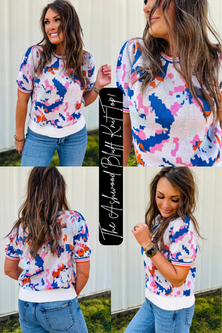 The Ashwood Bluff Knit Top!