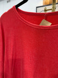 The Red Hot Waffle Knit Top! (In stock!)