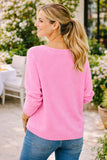 Rosé All Day Dolman Knit!