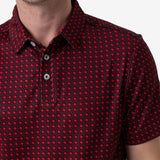 Performance Polo - Texas - Black & Red