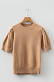 Caramel Kiss Knit Top! (In stock!)