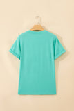The Everyday Essential Relaxed Tee in Turquoise (In stock!)