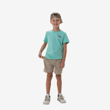 Youth Athletic Short - Heather Khaki - Venado Camo Liner