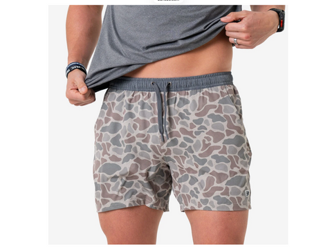 Athletic Short-Classic Deer Camo-Grey Liner