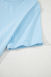 The Everyday Essential Relaxed Tee in Light Blue!