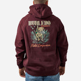 Fleece Hoodie - Field Companion - Maroon