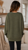 The Olive Hour Textured Pullover! (In stock!)