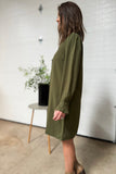 NEW Effortless Style Dress! (Olive)