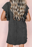 NEW Willow Ribbed Dress! (Black)