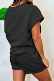 NEW ‘The Beckham’ Textured Shorts Set! (Black)
