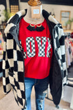 Checkered LOVE Tee!