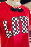 Checkered LOVE Tee!