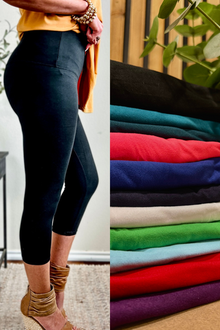 Your FAVORITE Buttery-Soft Capri Leggings! (In Stock!)
