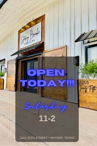 WE ARE OPEN TODAY!!!