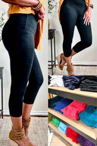 Your FAVORITE Buttery-Soft Capri Leggings!