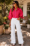 The Firecracker Stripe Blouse!