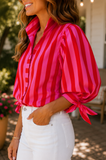 The Firecracker Stripe Blouse!