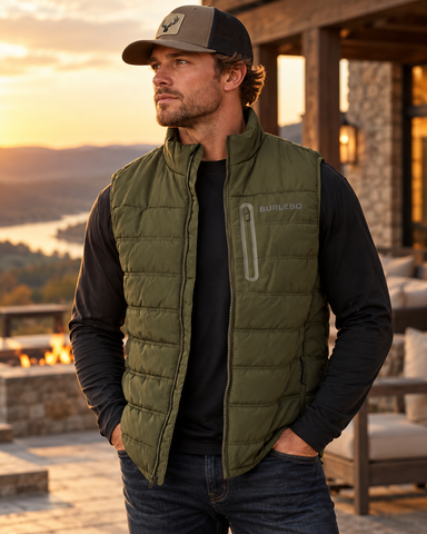 Puffer Vest - Mallard Green