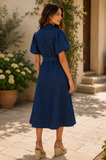The Classic Charm Denim Dress!