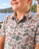 Youth Performance Polo - Classic Deer Camo