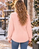 The Blush Cloud Ribbed Sweater!