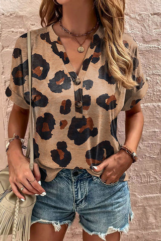 NEW French Beige Leopard Top!
