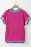 NEW The Trista Ribbed Top (Pink, Blue, Orange)!