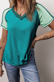 NEW Marlie Exposed Seam Top in Teal/Mint!