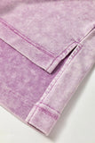 NEW Mineral Wash Relaxed Top in Lilac!