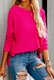 NEW Olivia Slouchy Waffle Top (Pink)!