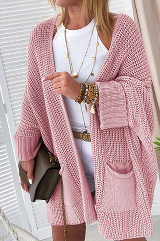 NEW Chunky Waffle Knit Cardigan (Pink)!