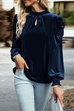 NEW ‘The Broadmoor’ Velvet Top (Navy)!